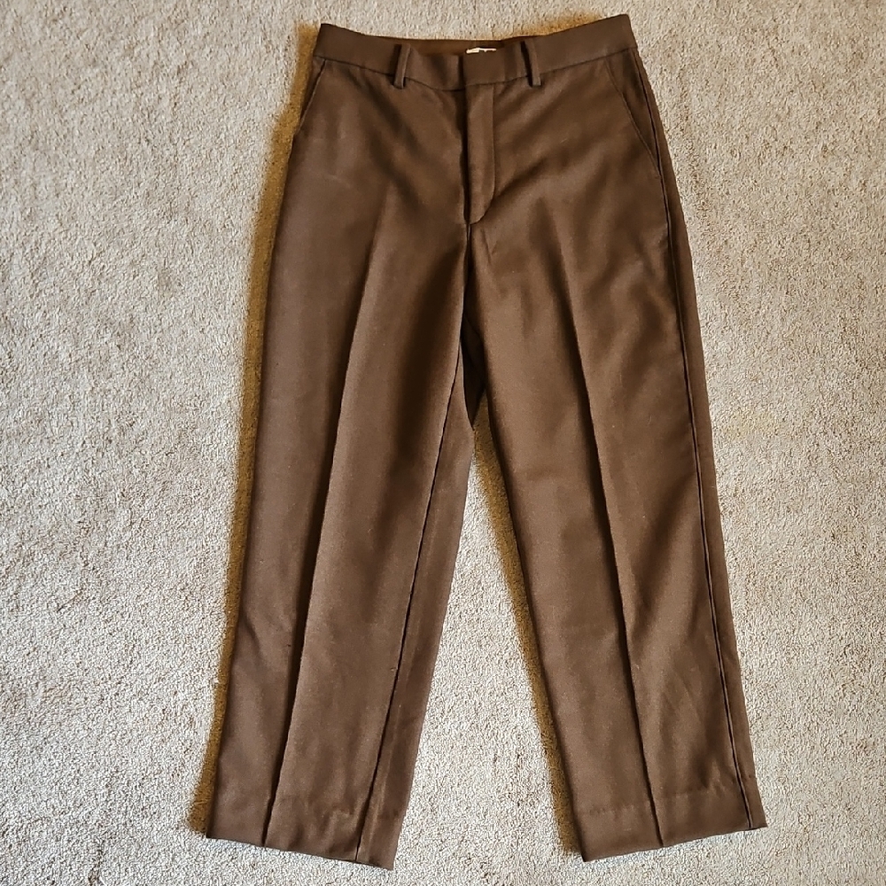Uniqlo Women's Wool Blend Brown Trousers